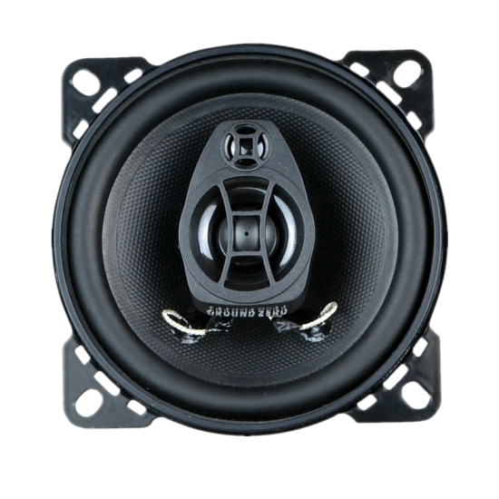 Opel Kadett E głośniki  Ground Zero GZIF 40X głośniki  2-drożne współosiowe o średnicy woofera 100 mm. Moc woofera 60 W RMS